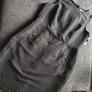 Liz claiborne dress with pockets gold black 16